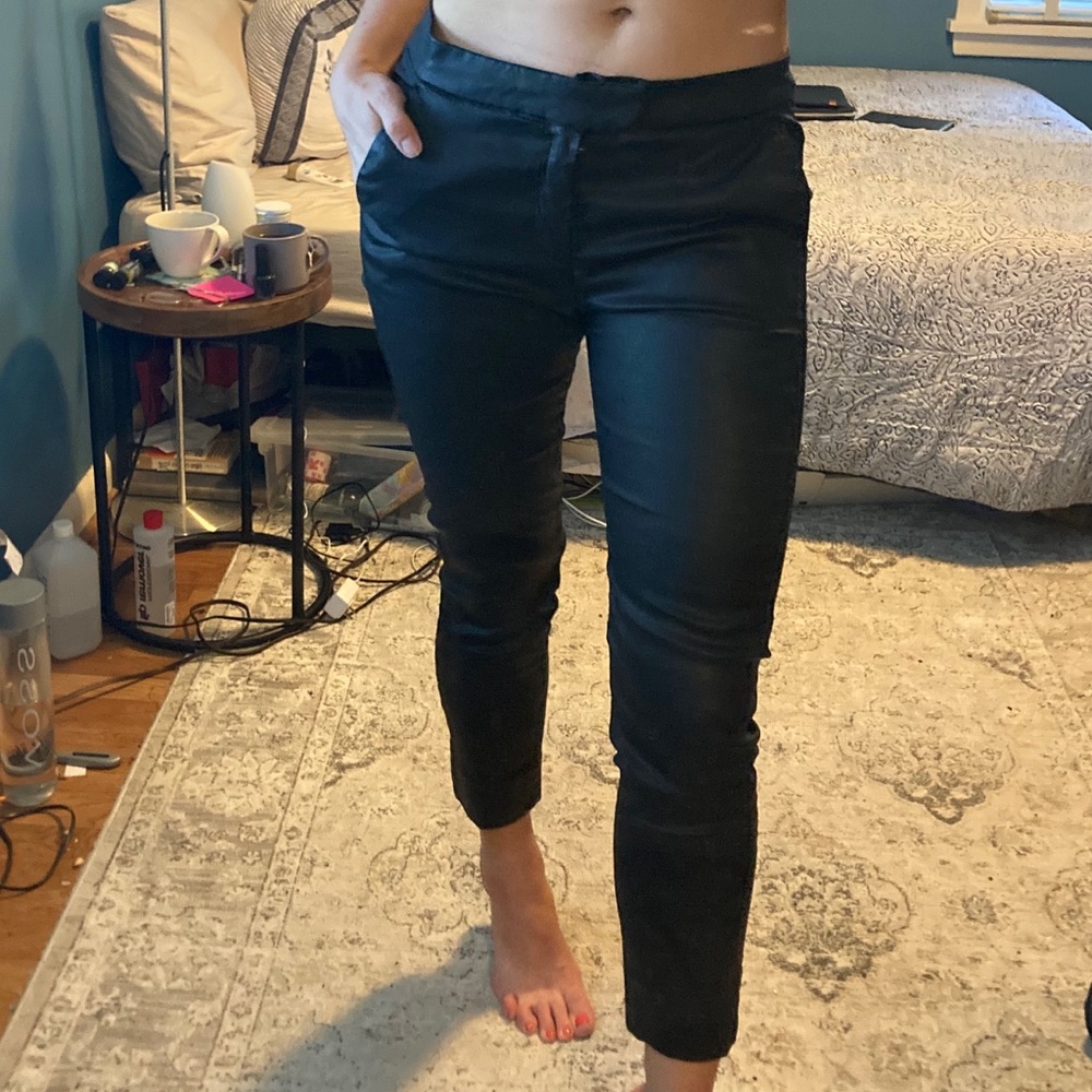 7 for all mankind faux leather pants